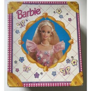 Barbie Doll Fashion Trunk Doll Carrying Case 1997 by Tara Toy Corp Pink VINTAGE